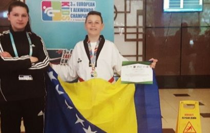 Denis Buljubašić osvojio zlatnu medalju na Trećem Evropskom taekwondo prvenstvu