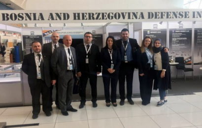 Federalni ministar Džindić prisustvuje Međunarodnom sajmu i konferenciji odbrane
