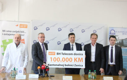 BH Telecom donirao 100.000 KM Kantonalnoj bolnici Zenica