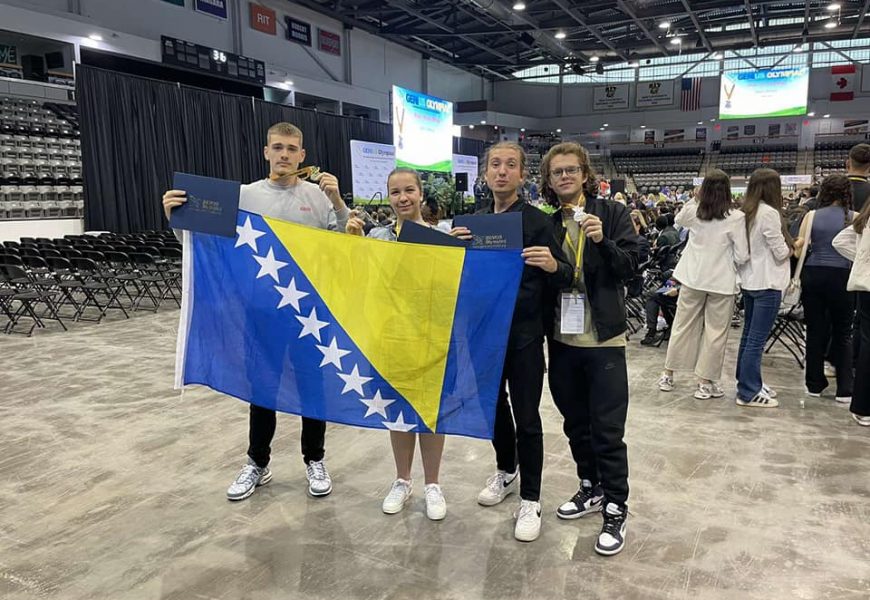 Učenici iz BiH na Genius olimpijadi osvojili zlatnu i srebrenu medalju